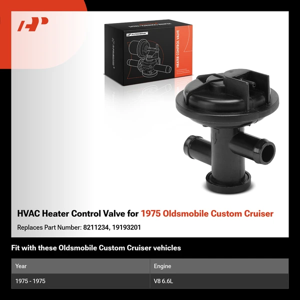 HVAC Heater Control Valve for 1975 Oldsmobile Custom Cruiser