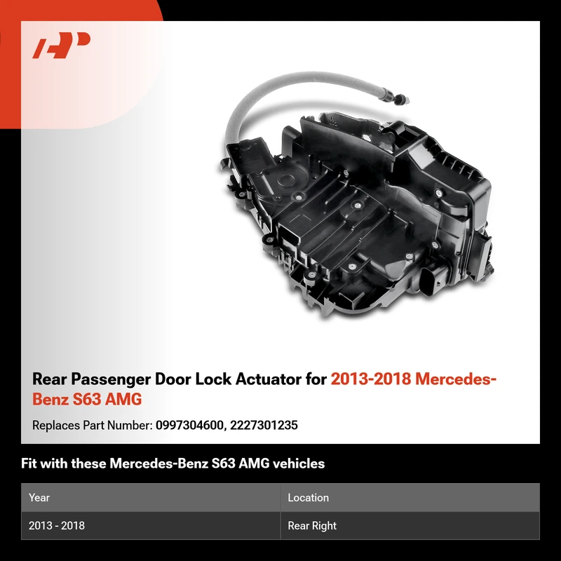 Rear Passenger Door Lock Actuator for 2013-2018 Mercedes-Benz S63 AMG