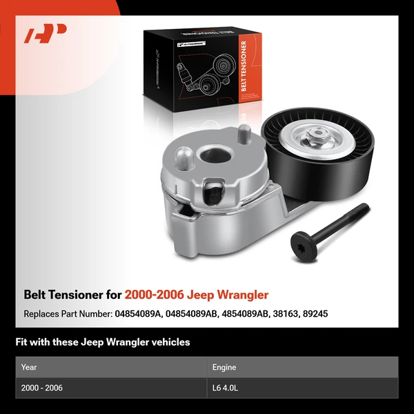 Belt Tensioner for 2000-2006 Jeep Wrangler