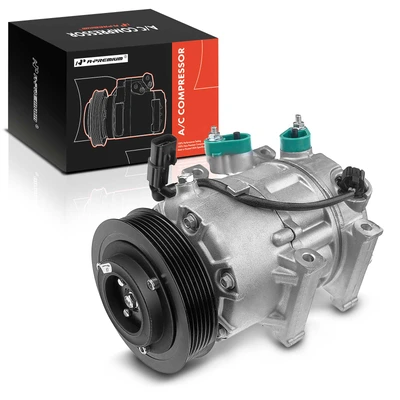 AC Compressor with Clutch & Pulley