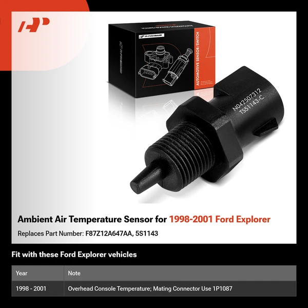 Ambient Air Temperature Sensor for 1998-2001 Ford Explorer