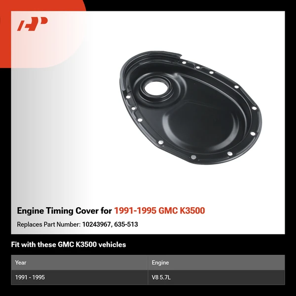 Engine Timing Cover for 1991-1995 GMC K3500