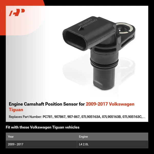 Engine Camshaft Position Sensor for 2009-2017 Volkswagen Tiguan