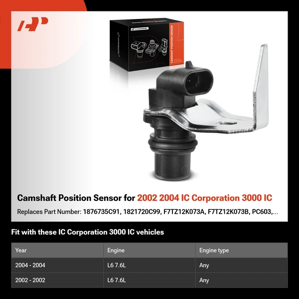 Camshaft Position Sensor for 2002 2004 IC Corporation 3000 IC