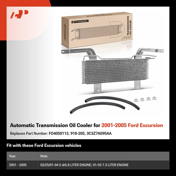 Automatic Transmission Oil Cooler for 2001-2005 Ford Excursion