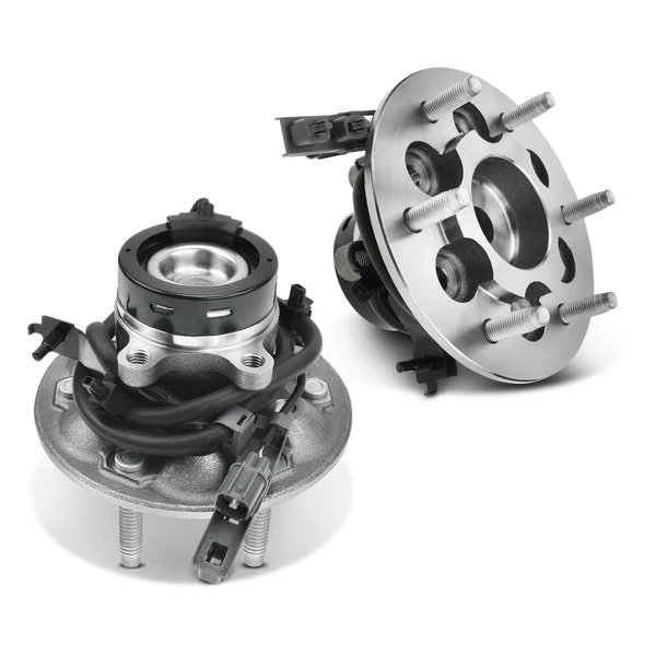 2 Pcs Front Wheel Bearing & Hub Assembly with ABS Sensor for 2006-2008 GMC Canyon