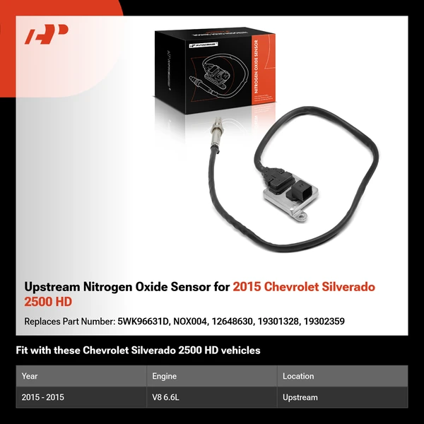 Upstream Nitrogen Oxide Sensor for 2015 Chevrolet Silverado 2500 HD
