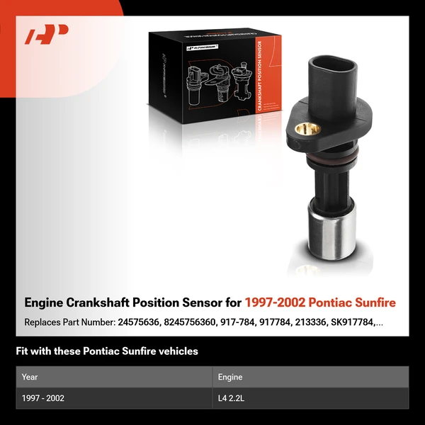 Engine Crankshaft Position Sensor for 1997-2002 Pontiac Sunfire