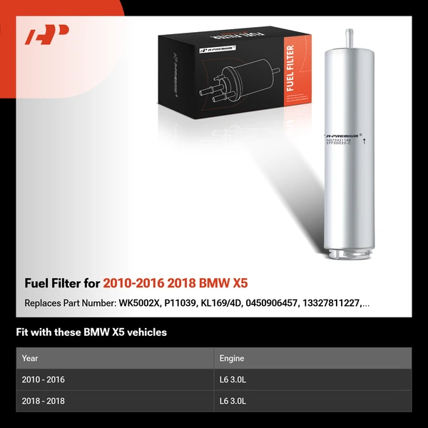 Fuel Filter for 2010-2016 2018 BMW X5