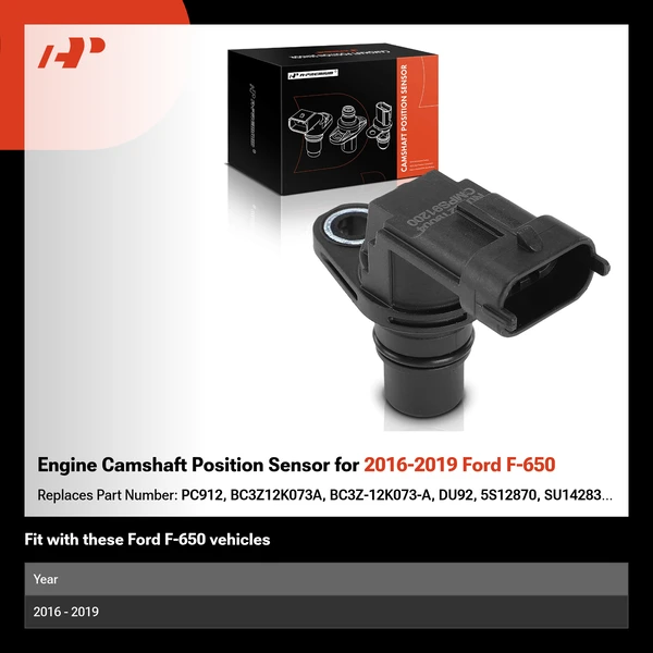 Engine Camshaft Position Sensor for 2016-2019 Ford F-650