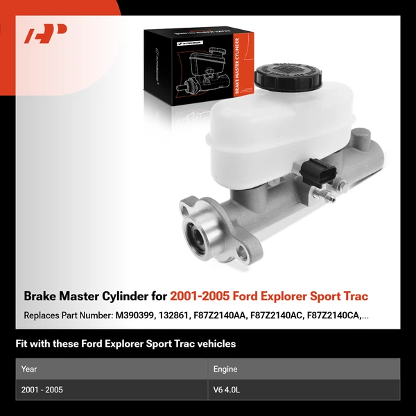 Brake Master Cylinder for 2001-2005 Ford Explorer Sport Trac