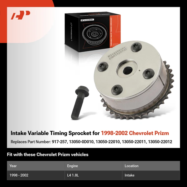 Intake Variable Timing Sprocket for 1998-2002 Chevrolet Prizm