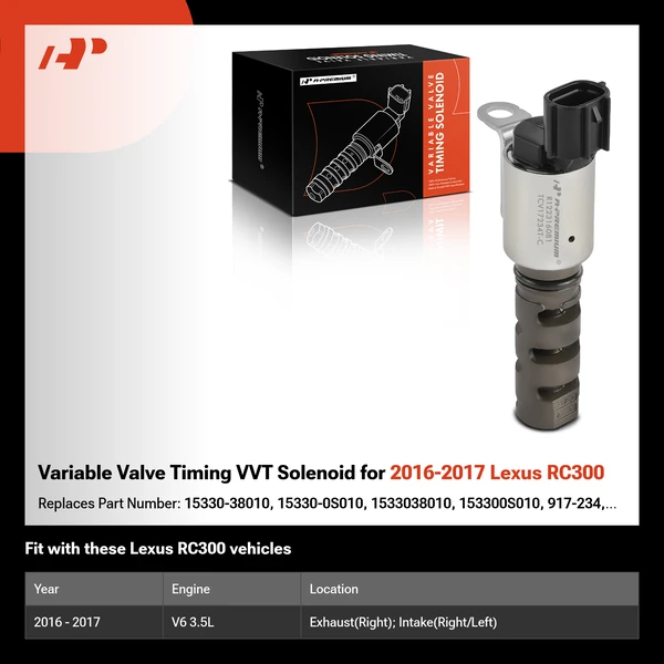 Variable Valve Timing VVT Solenoid for 2016-2017 Lexus RC300