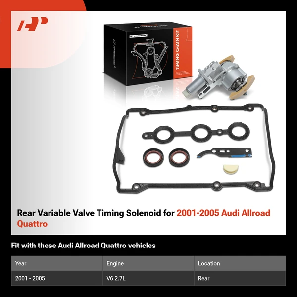 Rear Variable Valve Timing Solenoid for 2001-2005 Audi Allroad Quattro