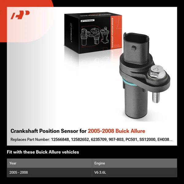 Crankshaft Position Sensor for 2005-2008 Buick Allure