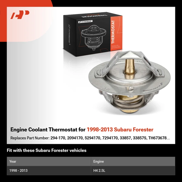 Engine Coolant Thermostat for 1998-2013 Subaru Forester
