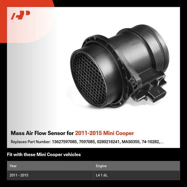Mass Air Flow Sensor for 2011-2015 Mini Cooper