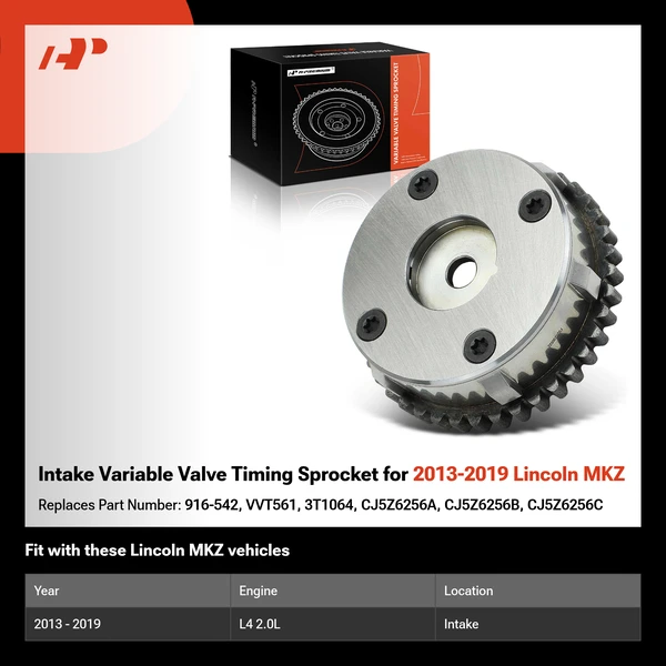 Intake Variable Valve Timing Sprocket for 2013-2019 Lincoln MKZ
