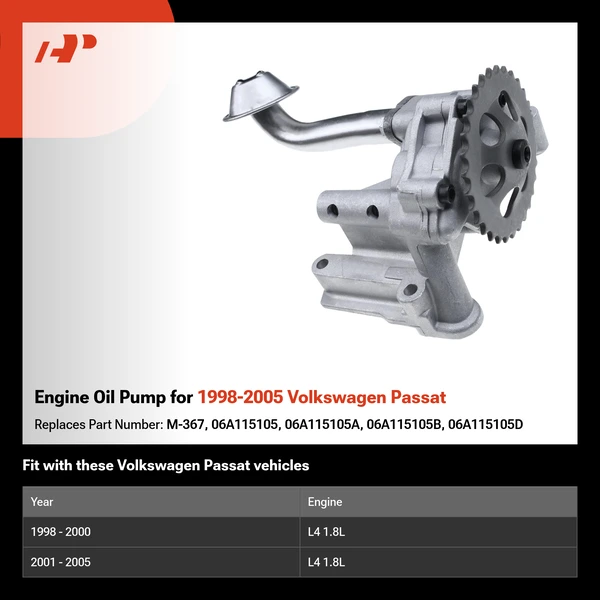Engine Oil Pump for 1998-2005 Volkswagen Passat