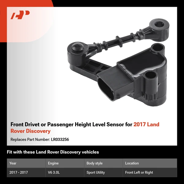 Front Drivet or Passenger Height Level Sensor for 2017 Land Rover Discovery