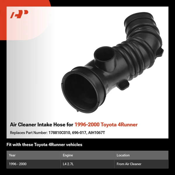 Air Cleaner Intake Hose for 1996-2000 Toyota 4Runner
