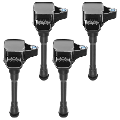 4 Pcs Ignition Coils with 3 Pins