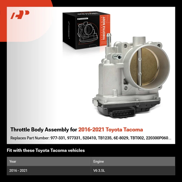 Throttle Body Assembly for 2016-2021 Toyota Tacoma