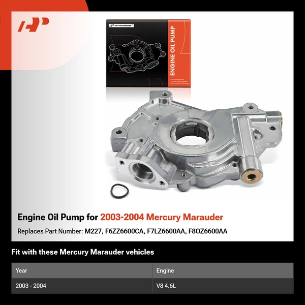 Engine Oil Pump for 2003-2004 Mercury Marauder