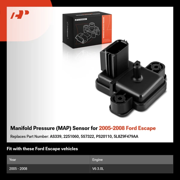 Manifold Pressure (MAP) Sensor for 2005-2008 Ford Escape