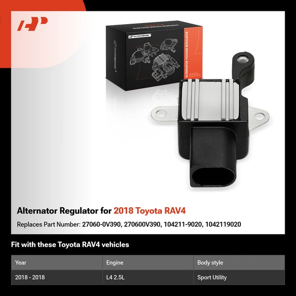 Alternator Regulator for 2018 Toyota RAV4