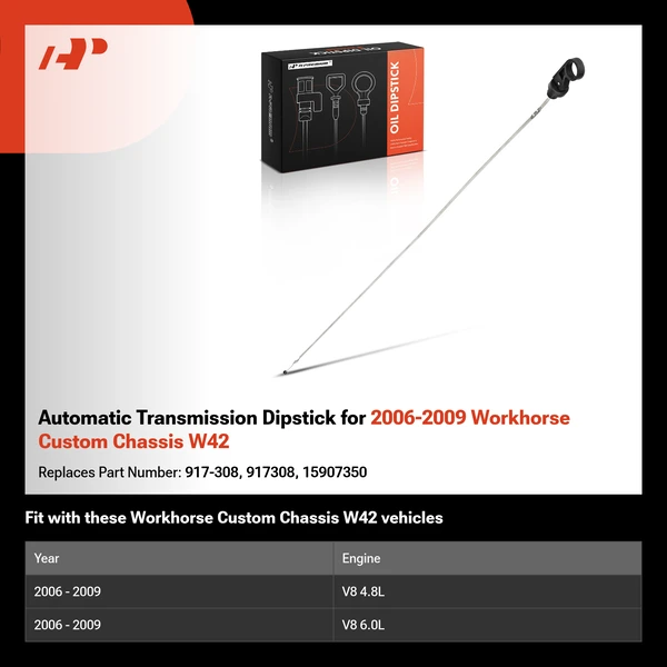 Automatic Transmission Dipstick for 2006-2009 Workhorse Custom Chassis W42