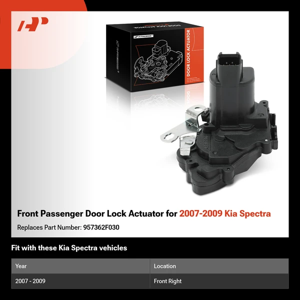 Front Passenger Door Lock Actuator for 2007-2009 Kia Spectra