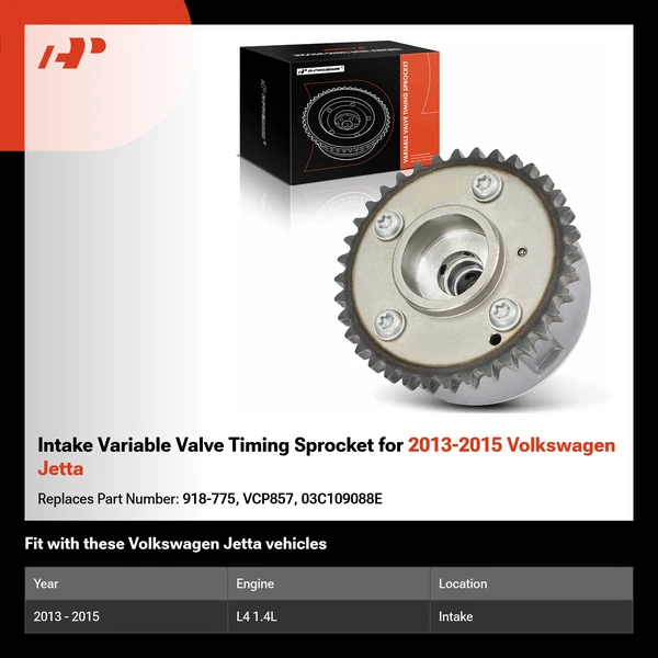 Intake Variable Valve Timing Sprocket for 2013-2015 Volkswagen Jetta