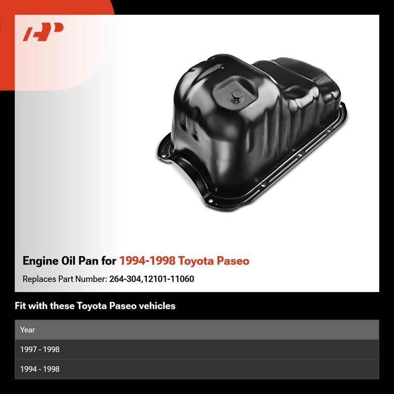 Engine Oil Pan for 1994-1998 Toyota Paseo