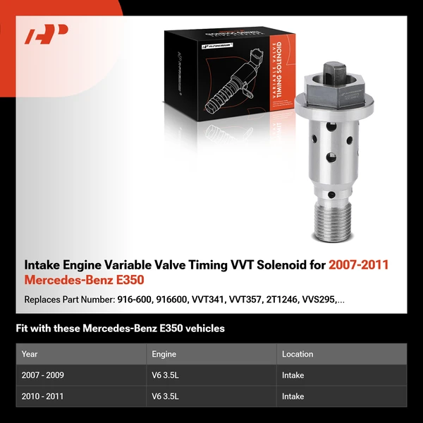 Intake Engine Variable Valve Timing VVT Solenoid for 2007-2011 Mercedes-Benz E350