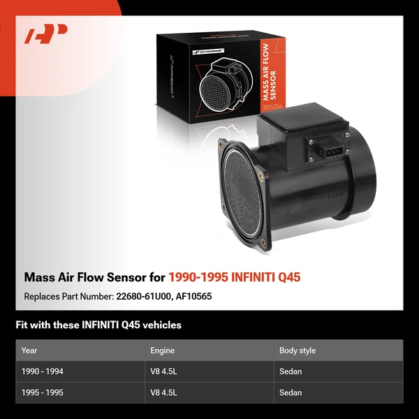Mass Air Flow Sensor for 1990-1995 INFINITI Q45