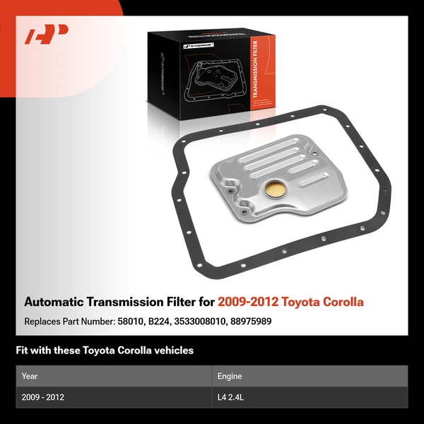 Automatic Transmission Filter for 2009-2012 Toyota Corolla