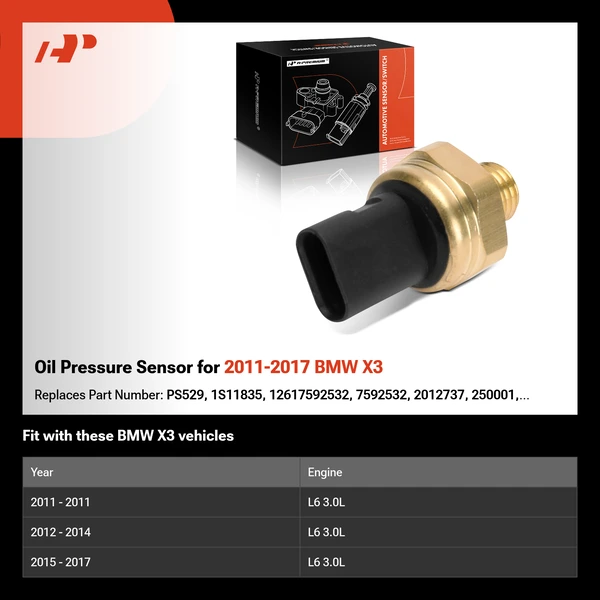 Oil Pressure Sensor for 2011-2017 BMW X3