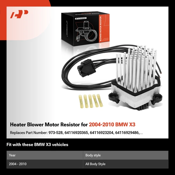 Heater Blower Motor Resistor for 2004-2010 BMW X3