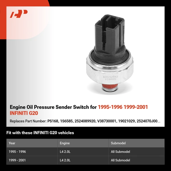 Engine Oil Pressure Sender Switch for 1995-1996 1999-2001 INFINITI G20