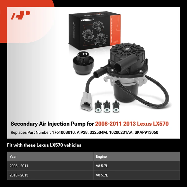 Secondary Air Injection Pump for 2008-2011 2013 Lexus LX570