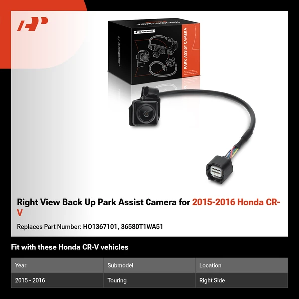 Right View Back Up Park Assist Camera for 2015-2016 Honda CR-V