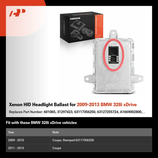 Xenon HID Headlight Ballast for 2009-2013 BMW 328i xDrive