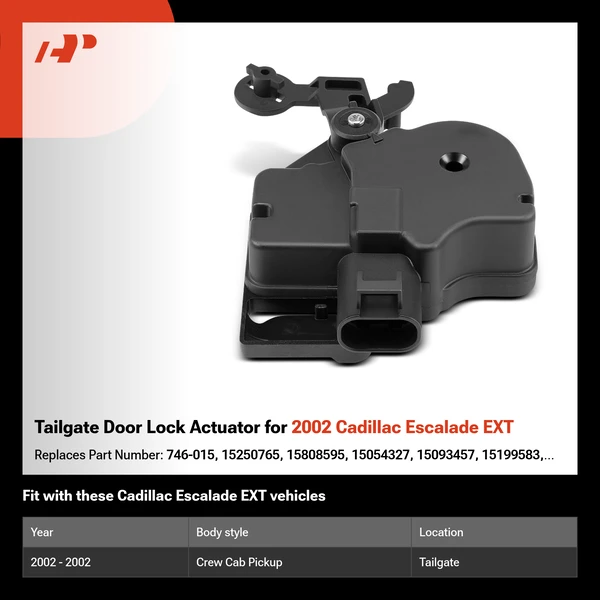 Tailgate Door Lock Actuator for 2002 Cadillac Escalade EXT