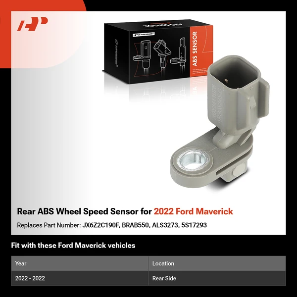 Rear ABS Wheel Speed Sensor for 2022 Ford Maverick