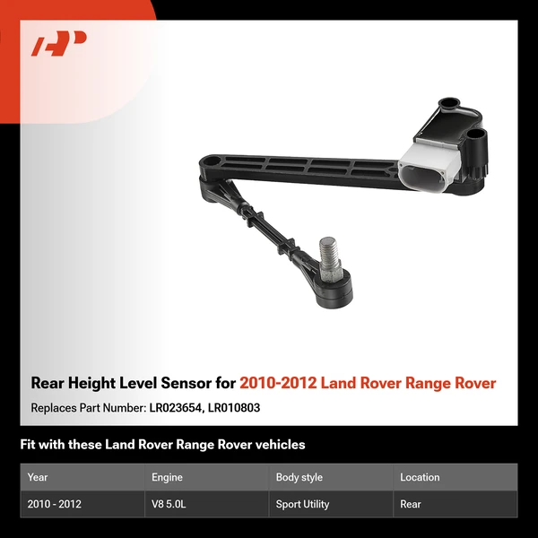Rear Height Level Sensor for 2010-2012 Land Rover Range Rover
