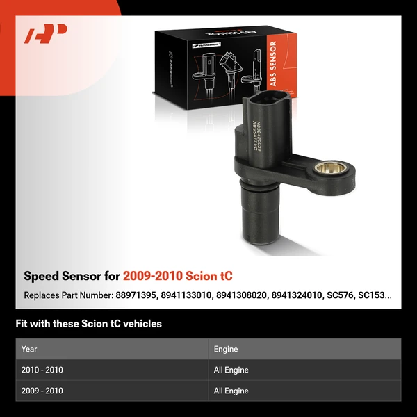 Speed Sensor for 2009-2010 Scion tC