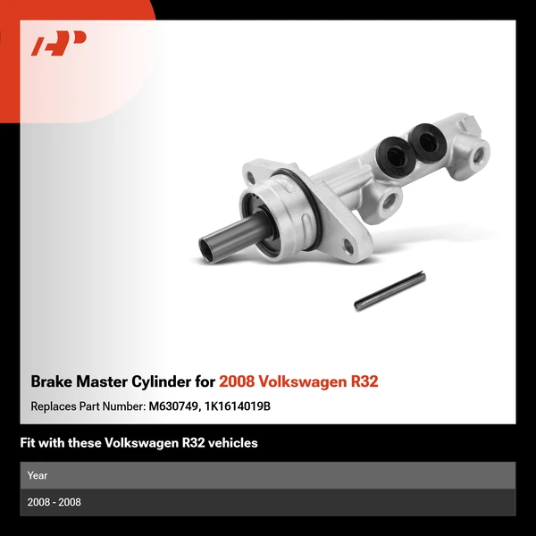 Brake Master Cylinder for 2008 Volkswagen R32