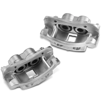 2 Pcs Front Left & Right Disc Brake Caliper with Bracket
