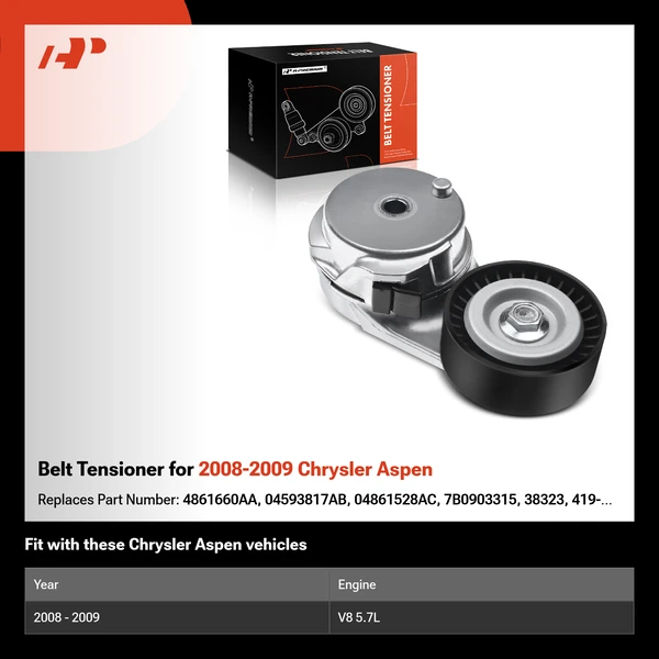 Belt Tensioner for 2008-2009 Chrysler Aspen